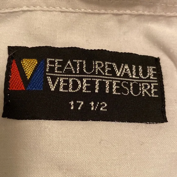 White mens button down - Picture 2 of 3